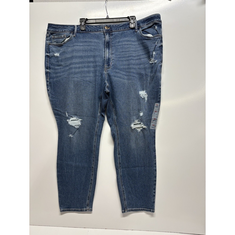 NEW Old Navy Rockstar Sz 28 Super Skinny High Rise Jeans Plus